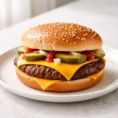 Mcdonalds quarter pounder burger