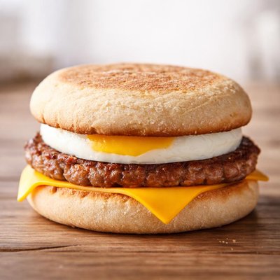 Salchicha y huevo McMuffin