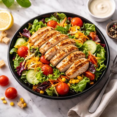 Mcdonalds salad with chicken