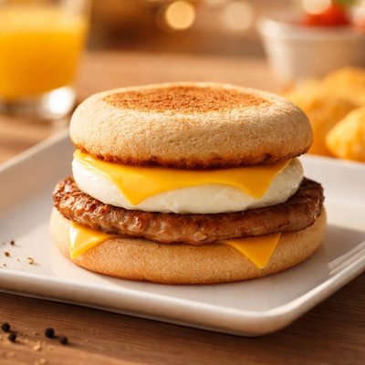 Mcdonalds sausage and egg
