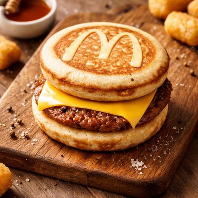 Mcdonalds sausage cheese mcgriddle