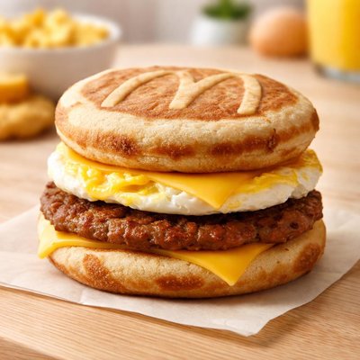 Mcdonalds sausage egg and cheese mcgriddles