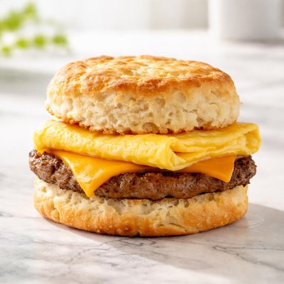 Huevo, Queso y Biscuit de McDonald's