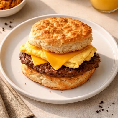 Mcdonalds steak egg and cheese biscuit