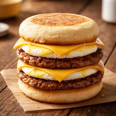 Mcdonalds triple stack muffin