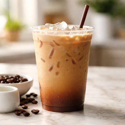 Mcdonals medium iced coffee