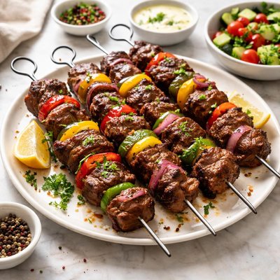 Meat kebabs