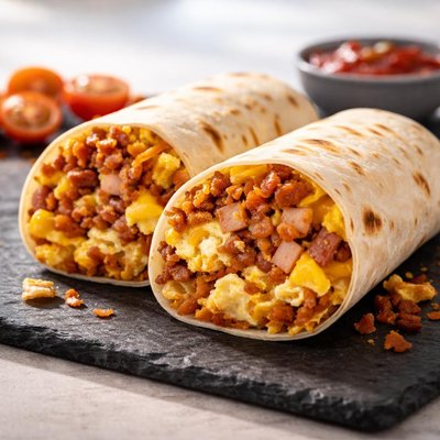 Meat lovers breakfast burrito jack in the box