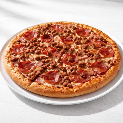 Pizza de amantes de la carne Lil Caesar