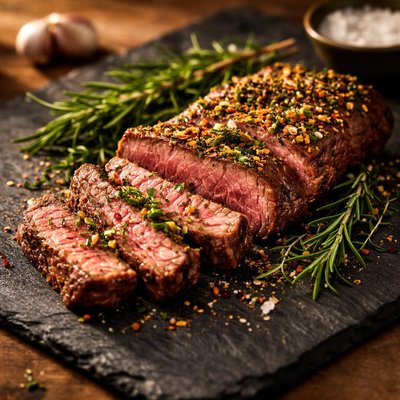 Carne con erbe