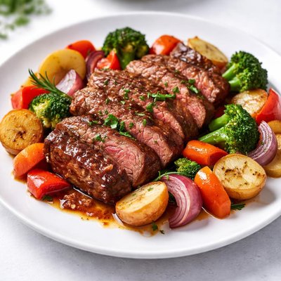 Meat with vegetables