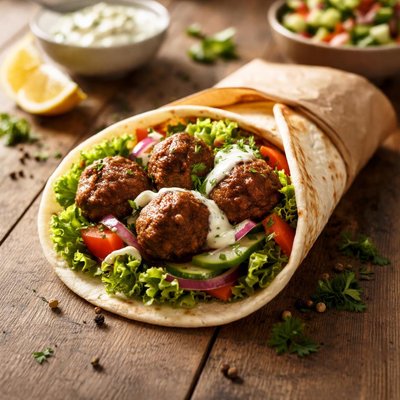Meatball wrap