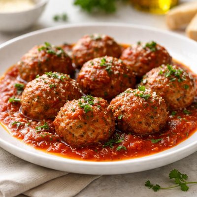 Meatballs with tomato sauce