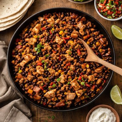 Meatlover burrito filling