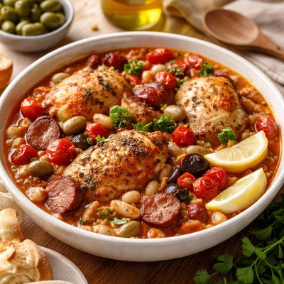 Mediterranean cassoulet