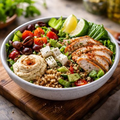 Mediterranean salad bowl
