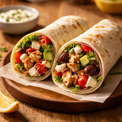 Mediterranean wrap
