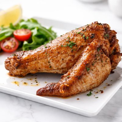 Medium baked turkey wing