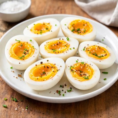 Medium boiled eggs