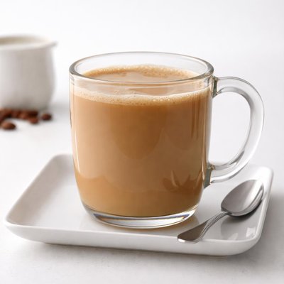 Medium coffee with milk