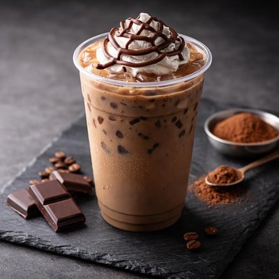 Medium iced mocha zero sugar