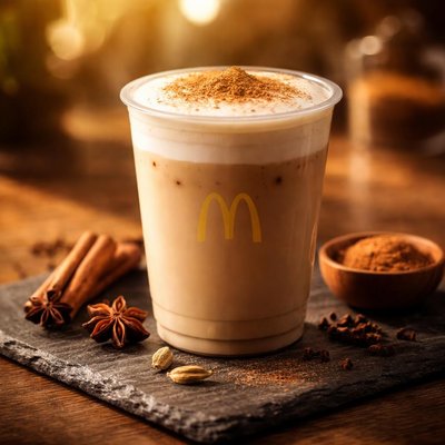 Medium mcdonalds chai latte