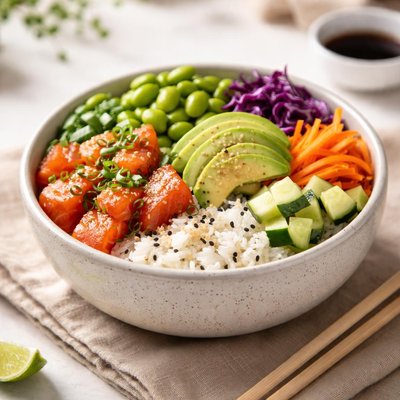 Bol de poke de taille moyenne