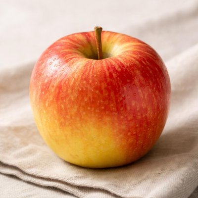 Medium size honey crisp apple