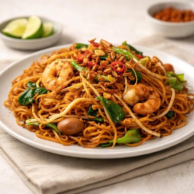 Mee goreng noodles
