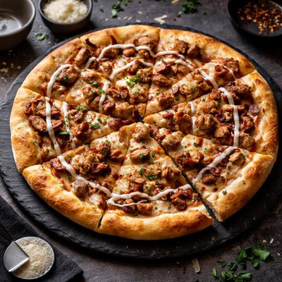 Mellow mushroom funky q chicken