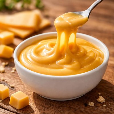 Melted american cheese