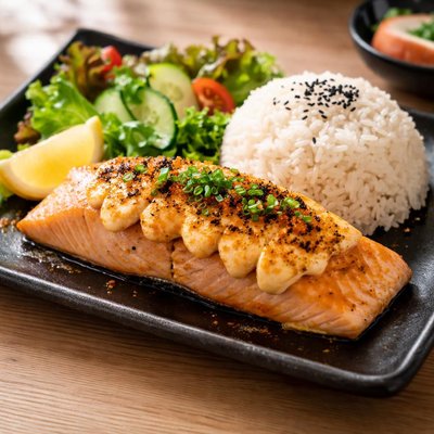 Mentai salmon