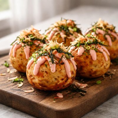 Mentaiko takoyaki