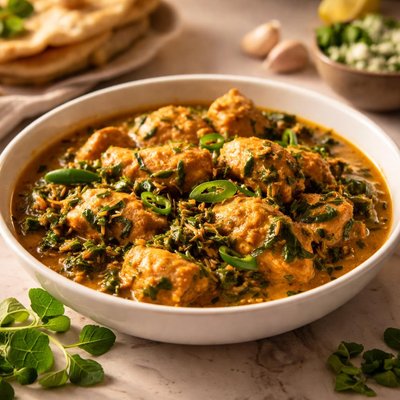 Methi chicken