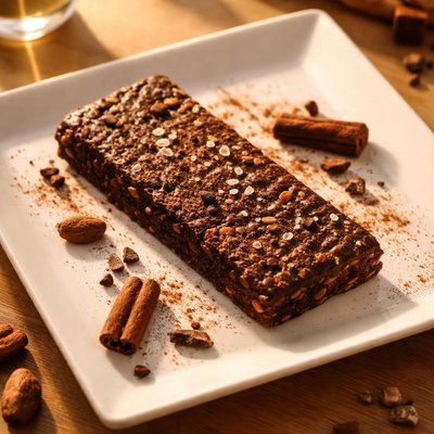 Mexican chocolate energy bar