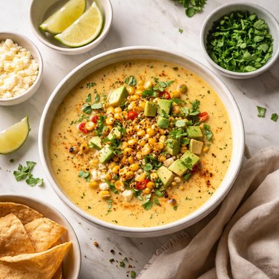 Mexican corn soup