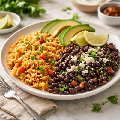Mexican rice and beans