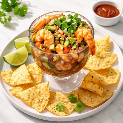 Mexican shrimp cocktail