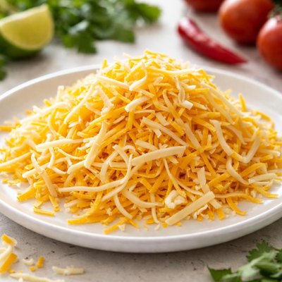 Mexican style shredded cheese