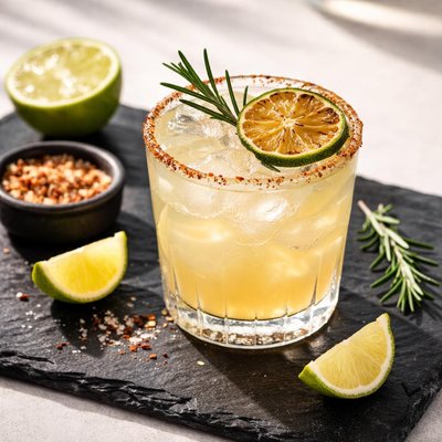 Mezcal cocktail