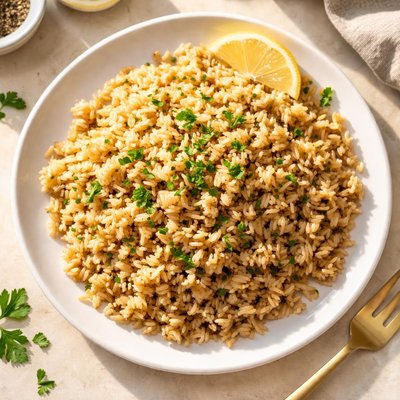 Microwave brown rice