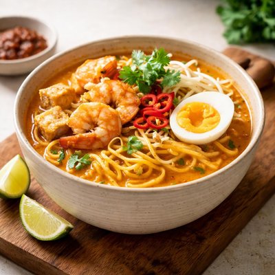 Mie sedap laksa