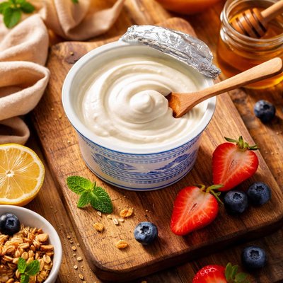 Milbona greek-style creamy stirred yogurt