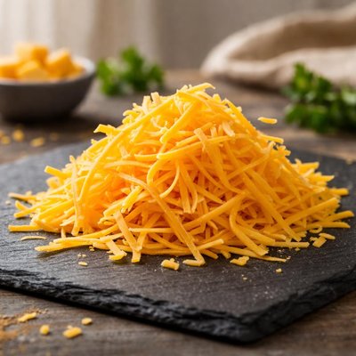 Mild cheddar shredded cheese