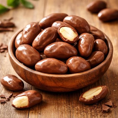 Milk chocolate brazil nuts