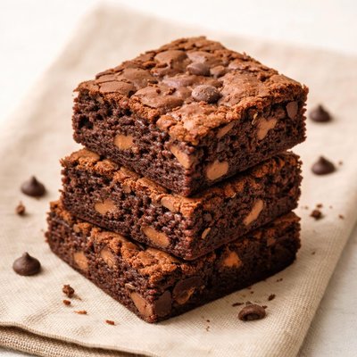 Milk chocolate brownie