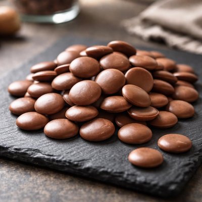 Milk chocolate buttons