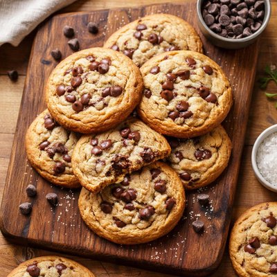 Milk chocolate chip cookie