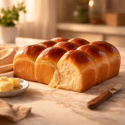 Milk roll  bread