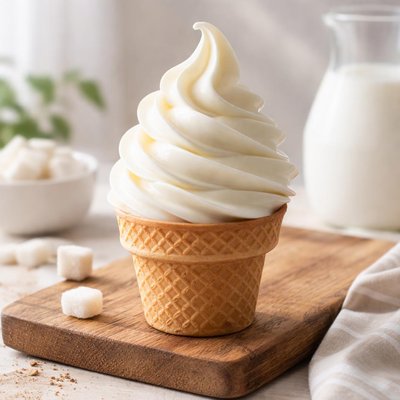 Milk soft serve